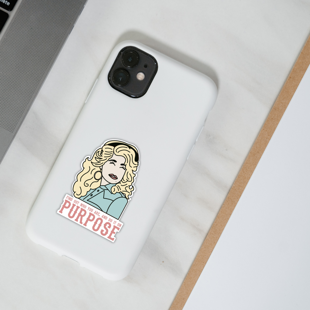 Dolly on Purpose Sticker