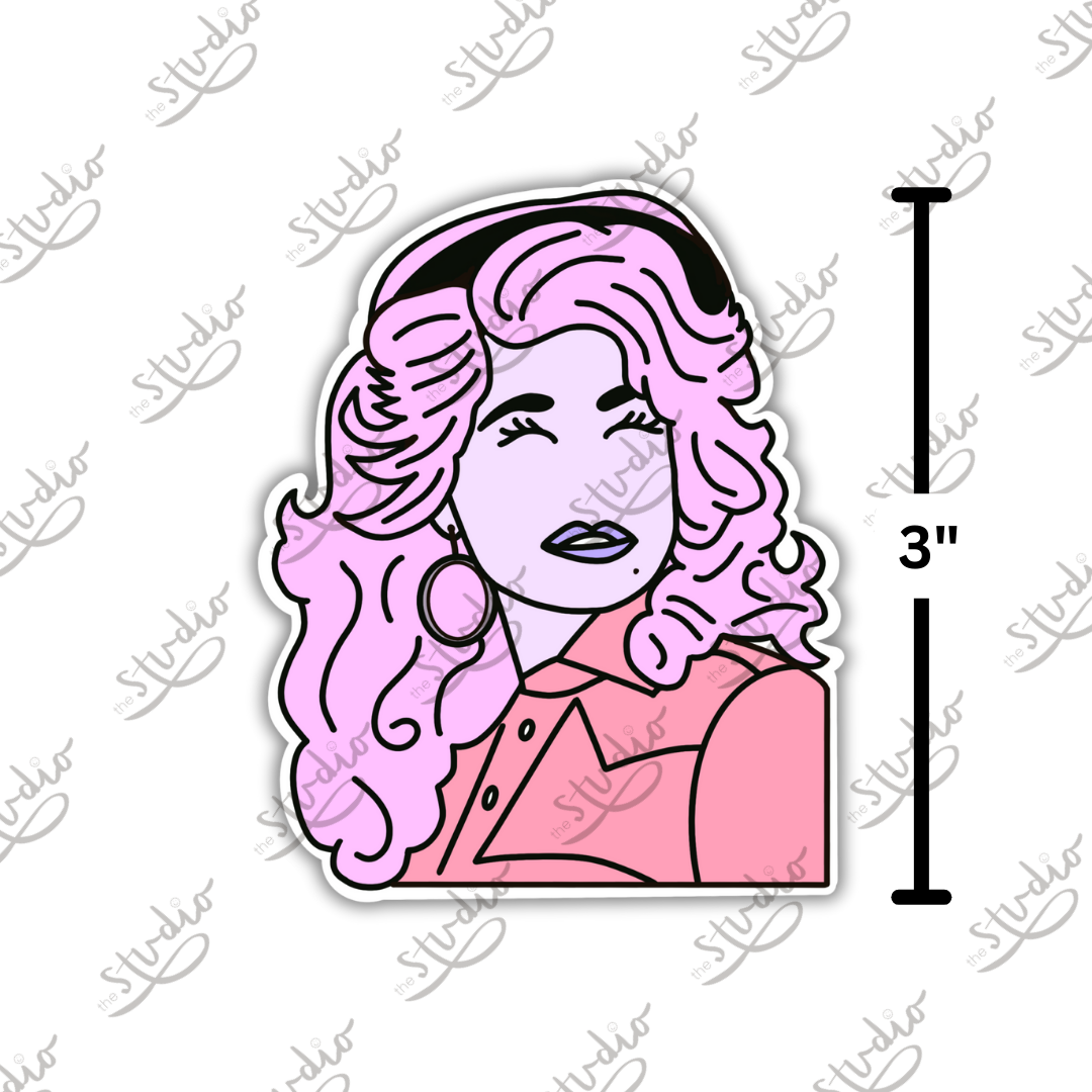 Dolly in Pink Sticker