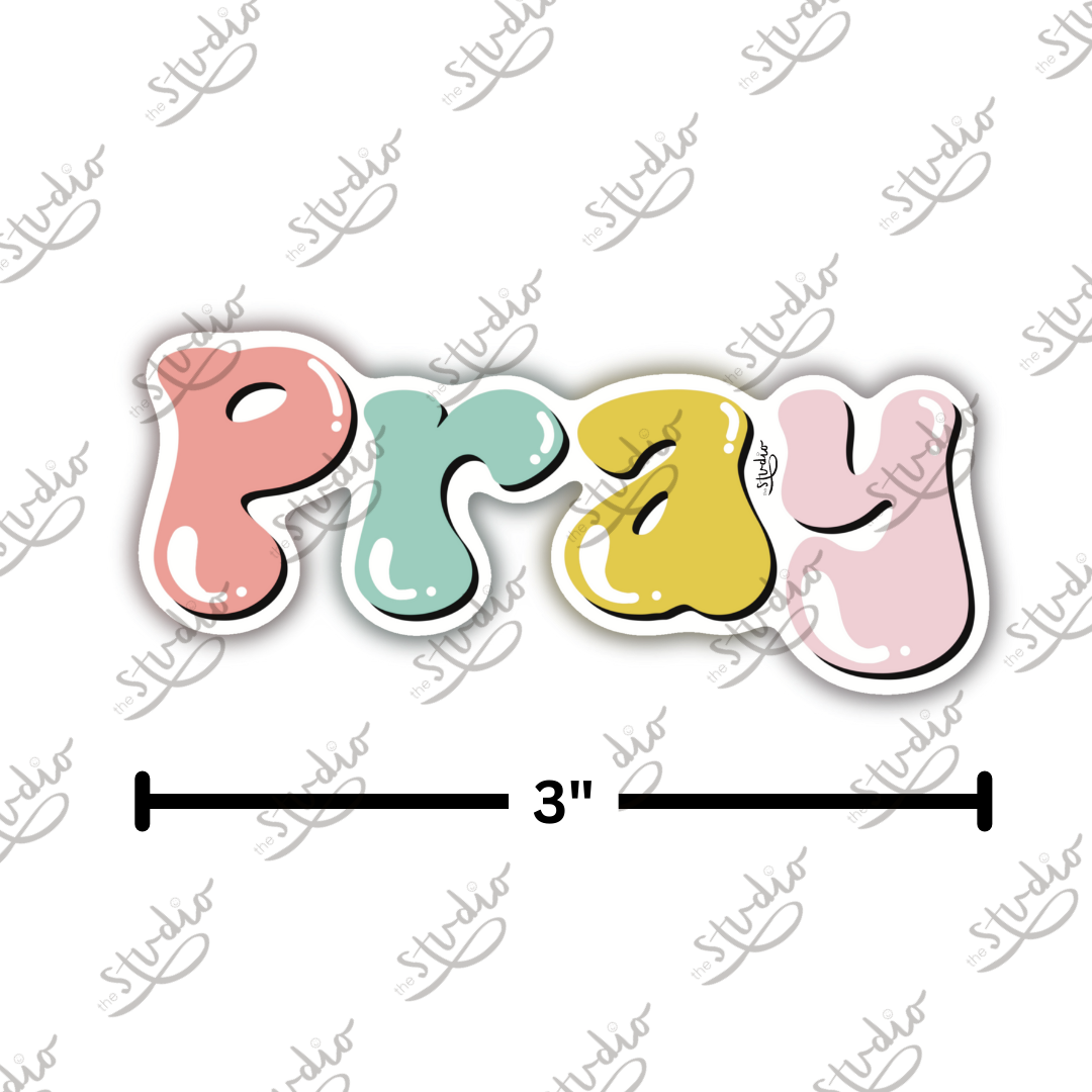 Pray Sticker