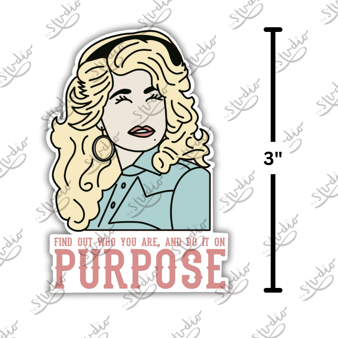Dolly on Purpose Sticker