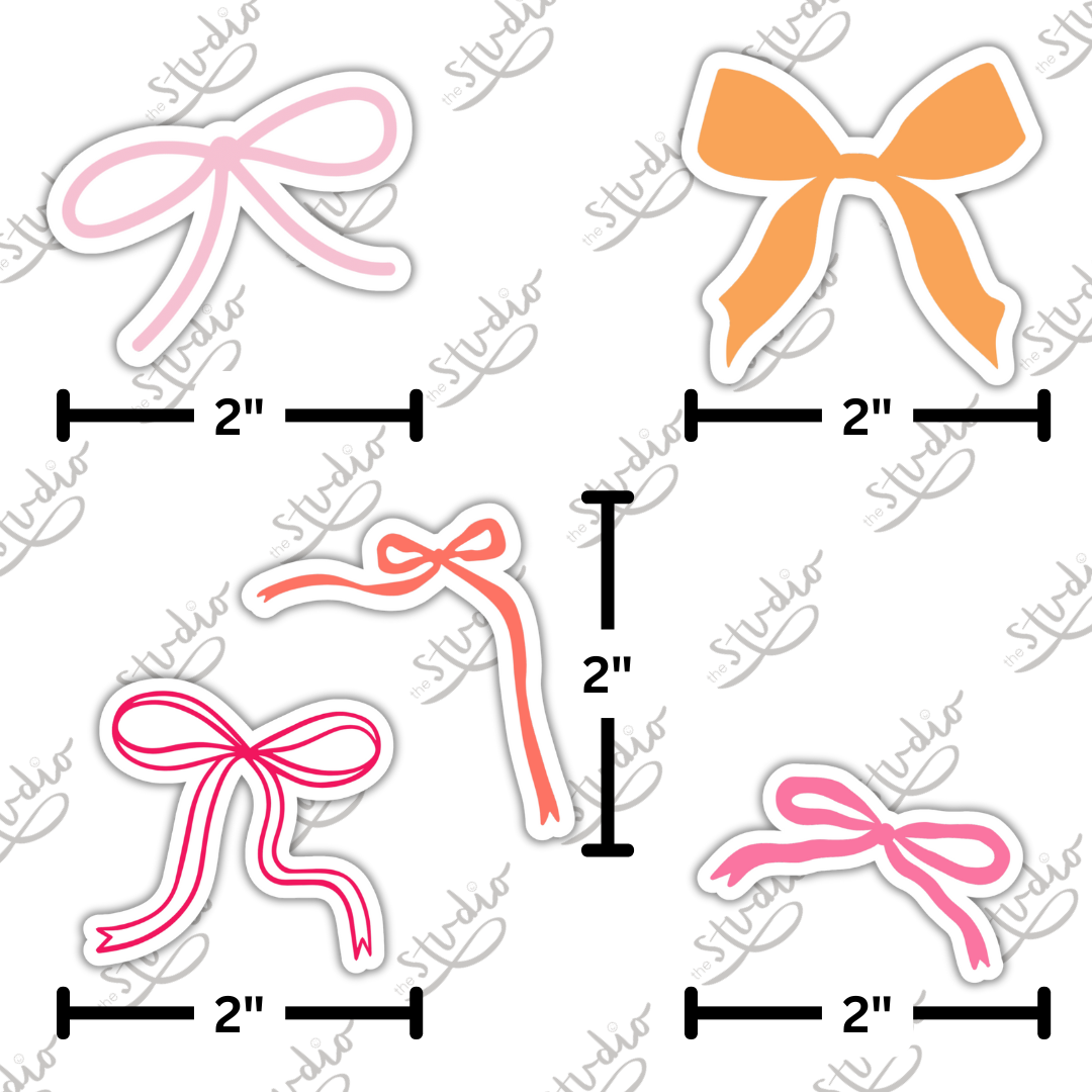 Mini Bows - 5 pack