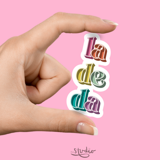 La De Da Sticker