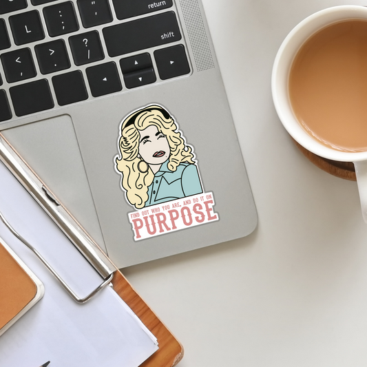 Dolly on Purpose Sticker