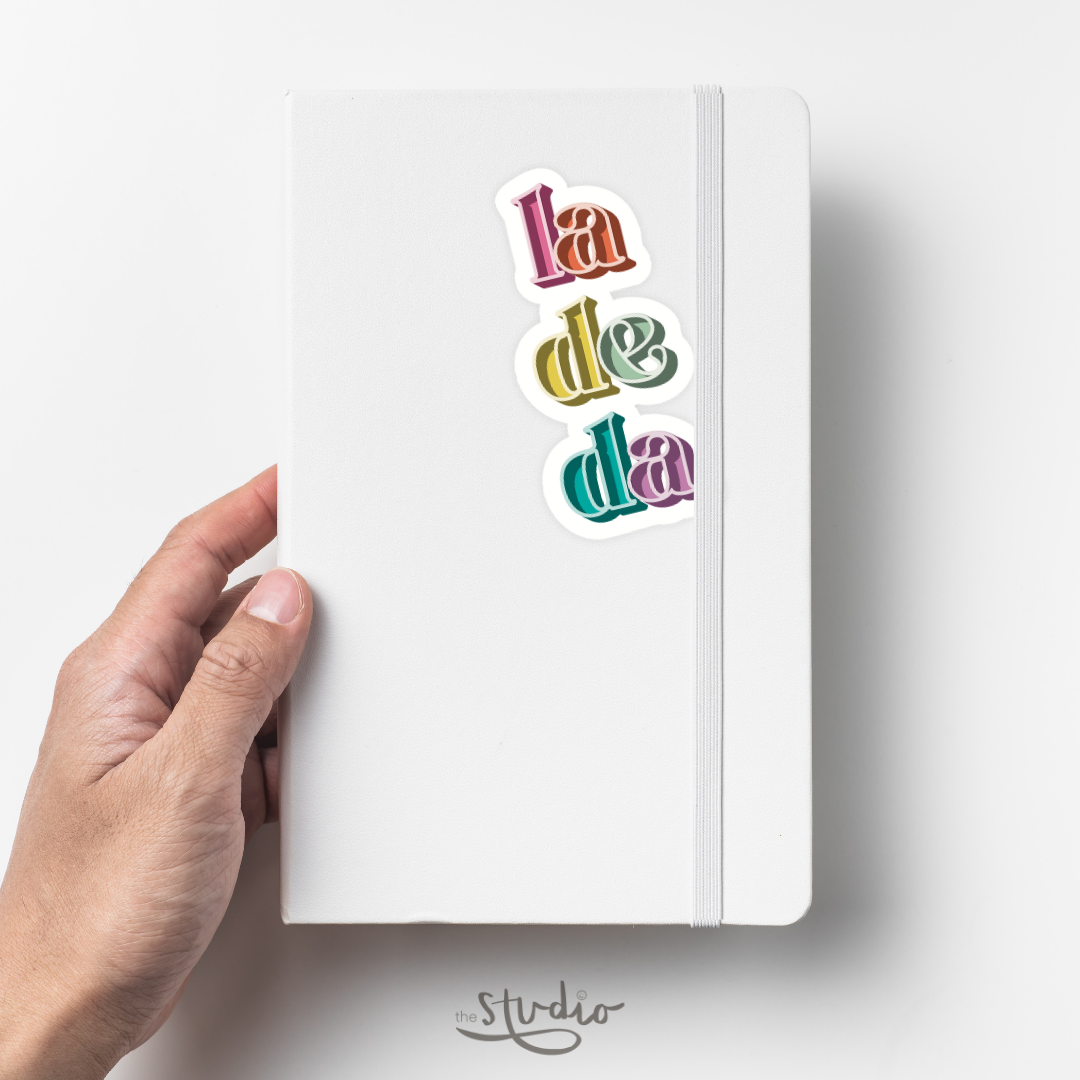 La De Da Sticker