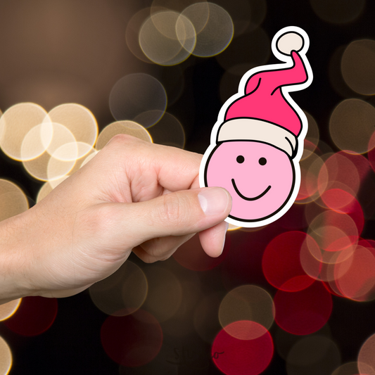 The Studio Santa Smiley Sticker