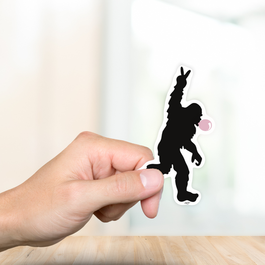 Bigfoot's Bubblegum Peace Sticker