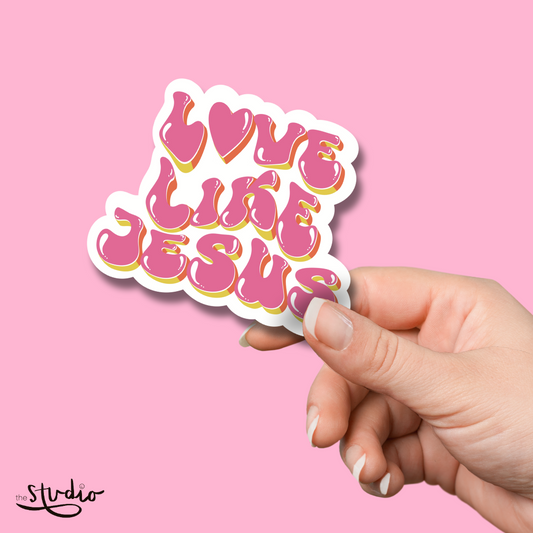 Love Like Jesus Sticker